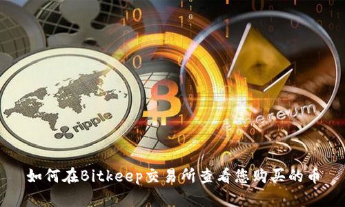 如何在Bitkeep交易所查看您购买的币