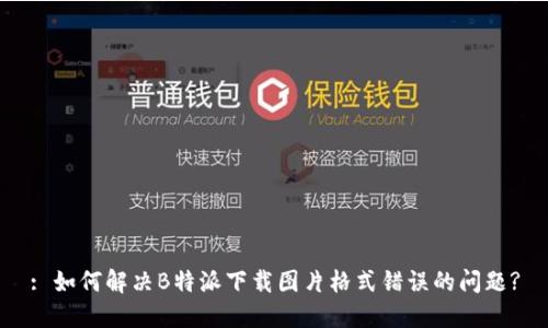 : 如何解决B特派下载图片格式错误的问题?